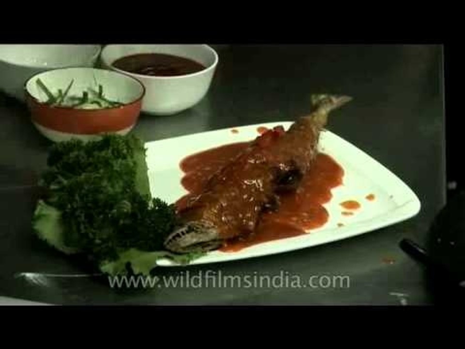Hot fish curry!