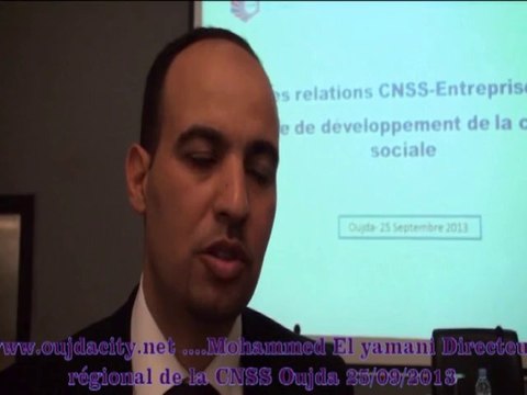 Mohammed El yamani directeur régional de la CNSS Oujda