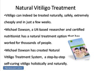 Natural Vitiligo Treatment - Home Vitiligo Cure