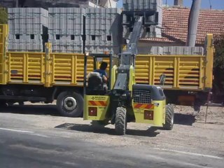 Brick and Block, Truck Mounted Forklifts, Mazaka  (Kangaroo series)