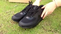 * www.kicksgrid1.ru * Cheap Nike Air Max 90 Mens Shoes in Full Leather Black Review