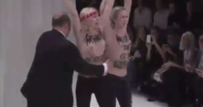 Les Femens s'invitent à la Fashion week de Paris