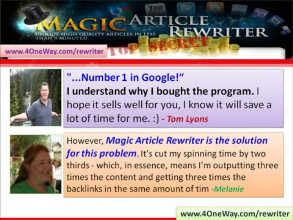 Best Article Spinner | Magic Article Rewriter