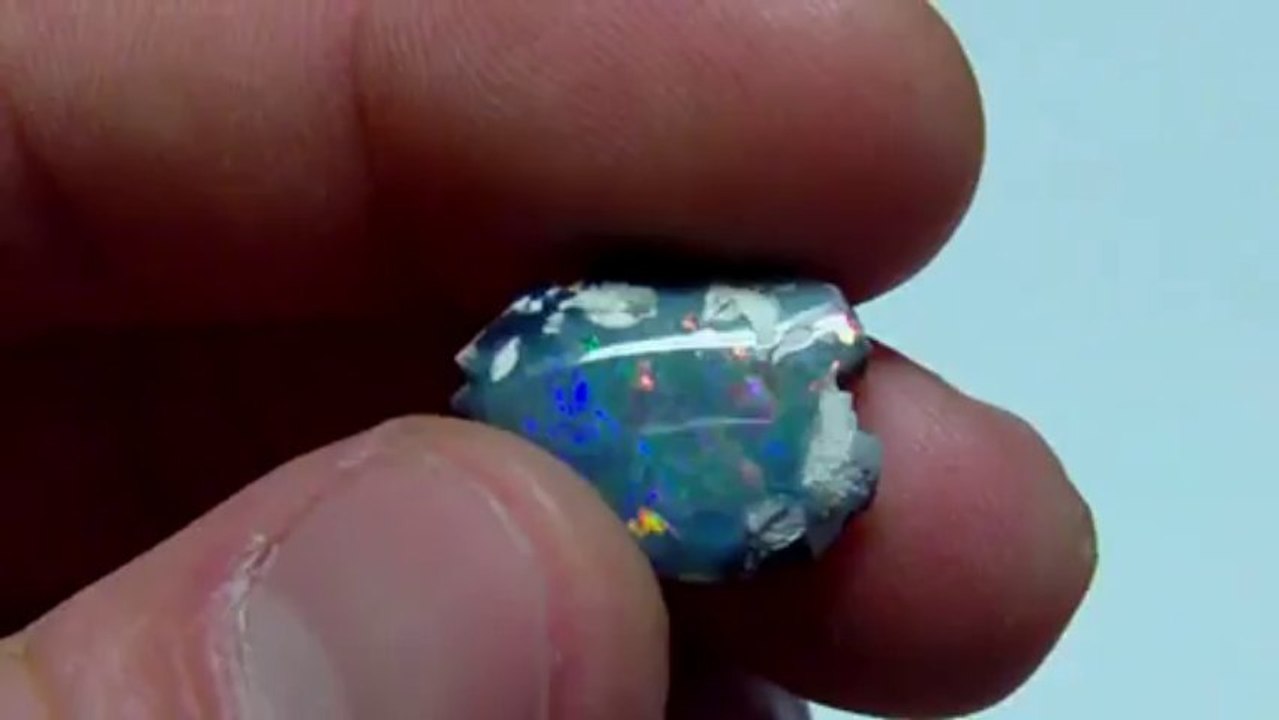 OCO3 opale noire harlequin rouge australie - OPAL ORION