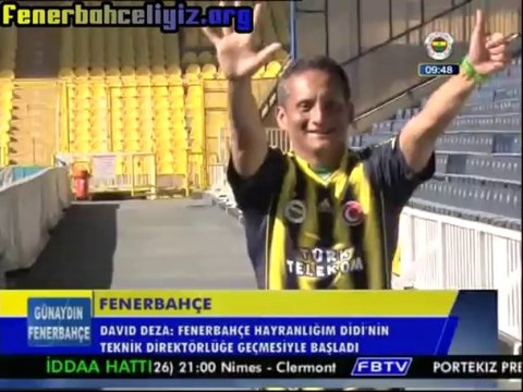 Perulu David Deza Şükrü Saraçoğlu Stadı'nı Gezdi