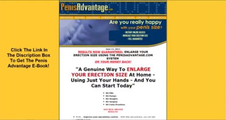 Penis Advantage Review - Don&#39;t Buy The Penis Advantage Until You Watch This Review!