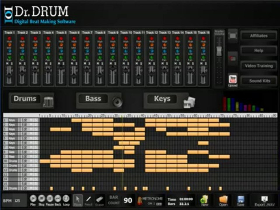 Dr Drum Beat Maker Software 2013 -  Make Sick Beats With Dr Drum