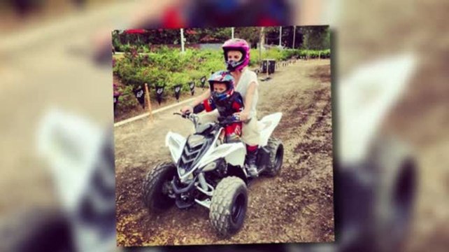 Britney Spears Rides a Quad Bike on Son Jayden's Birthday