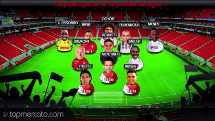 L'équipe type de la 7e journée de Ligue 1 !
