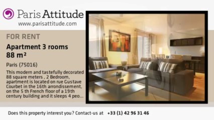 2 Bedroom Apartment for rent - Victor Hugo, Paris - Ref. 8174
