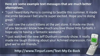 Text Your EX Back Michael Fiore Book - Text Your EX Back eBook
