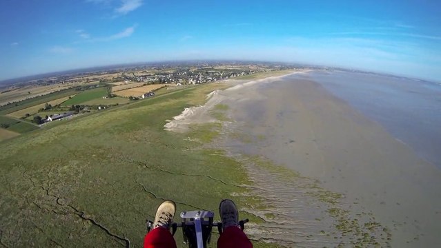 Vol en baie du Mont Saint Michel