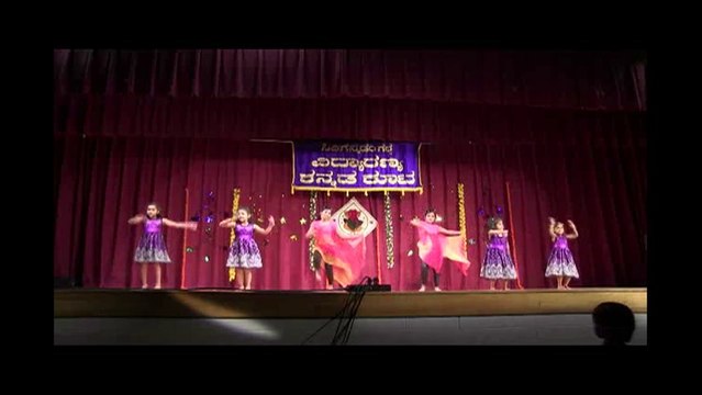 VIDYARANYA KANNADA KUTA: GANESHA HABBA 2013: FUSION DANCE: KANNADA SONGS