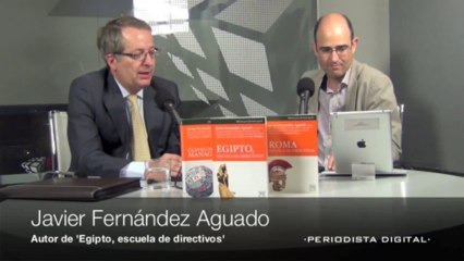 Javier Fernández Aguado, autor de 'Egipto, escuela de directivos'.  26-9-2013
