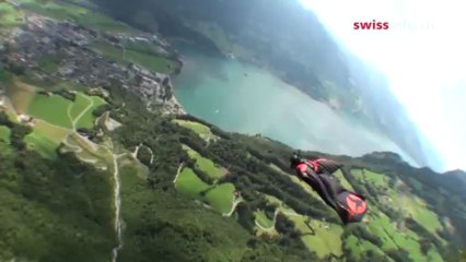 Basejumping in eastern Switzerland