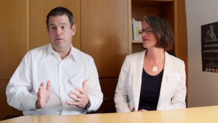 Annette Timm and Joshua Sanborn