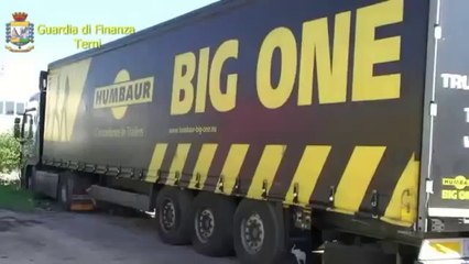 Terni  - Sequestra Tir carico di gasolio di contrabbando (26.09.13)