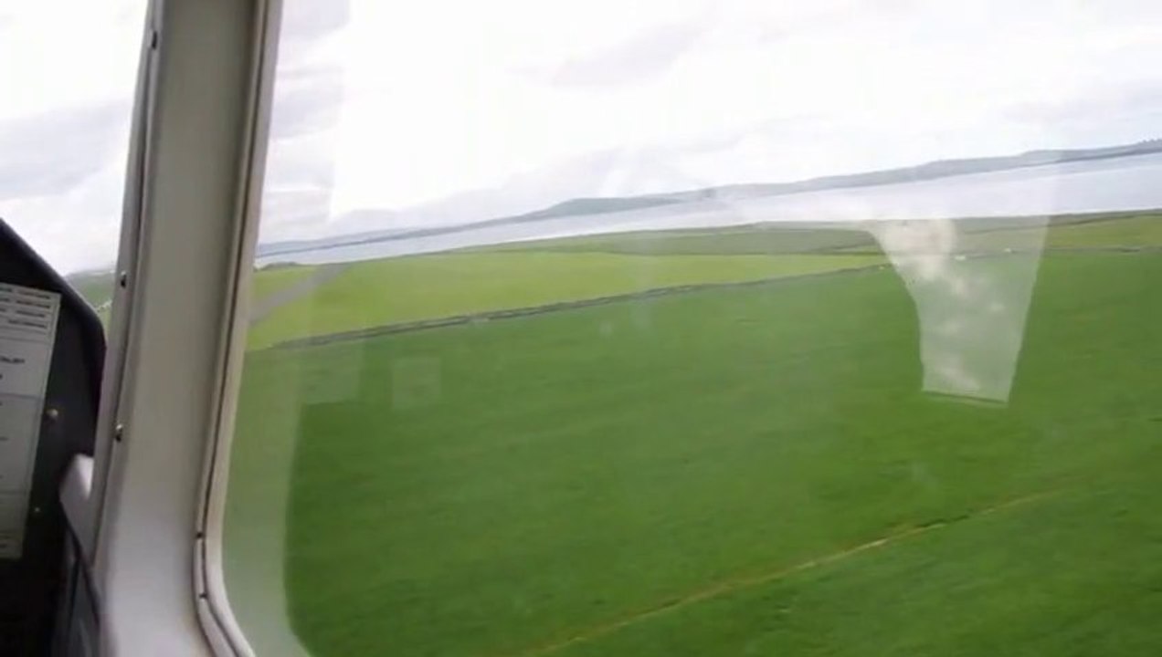 World's Shortest Commercial Flight in Scotland Westrays Islands!!