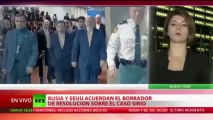 (Vídeo) Rusia y EE.UU. acuerdan la resolución sobre Siria que se presentará ante el Consejo de Seguridad