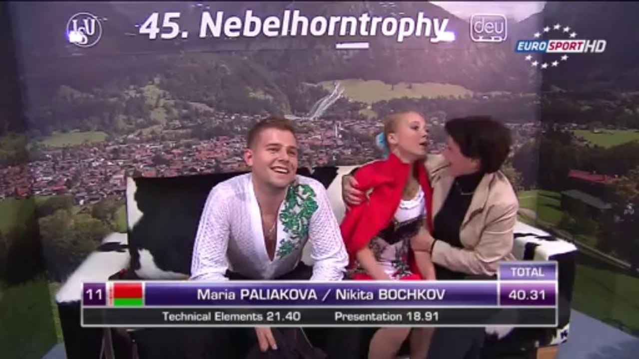 Nebelhorn Trophy 2013 Maria PALIAKOVA / Nikita BOCHKOV SP