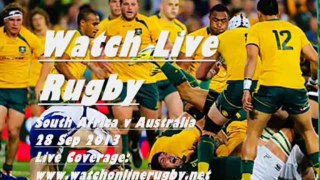 Watch RugbySpringboks vs Wallabies 28 Sep 2013