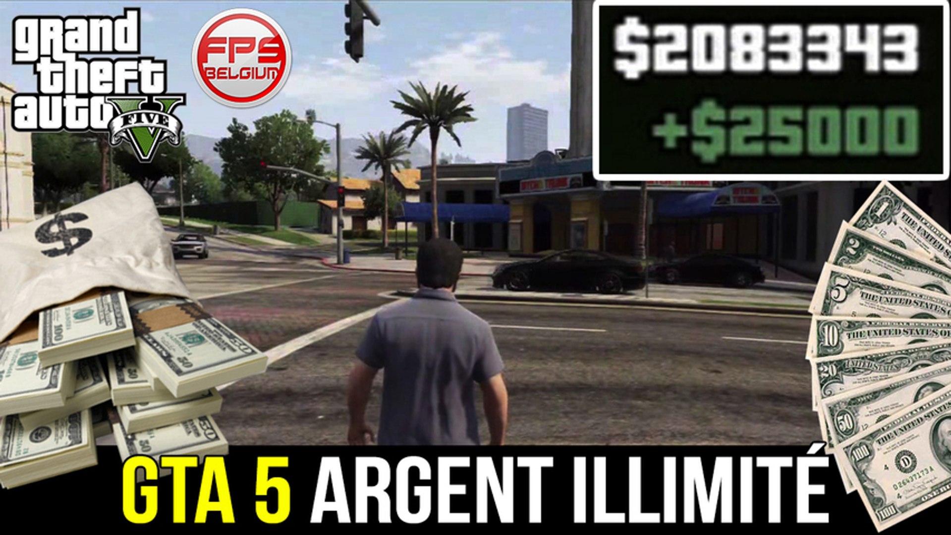 GTA 5 // Avoir de l'ARGENT EN ILLIMITÉ ! (Sans Cheats) - Grand Theft Auto 5  | FPS Belgium - Vidéo Dailymotion