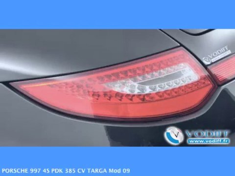 VODIFF : PORSCHE OCCASION ALSACE : PORSCHE 997 4S PDK 385 CV TARGA Mod 09