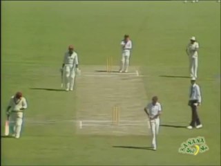 Clive Lloyd hits a seagull