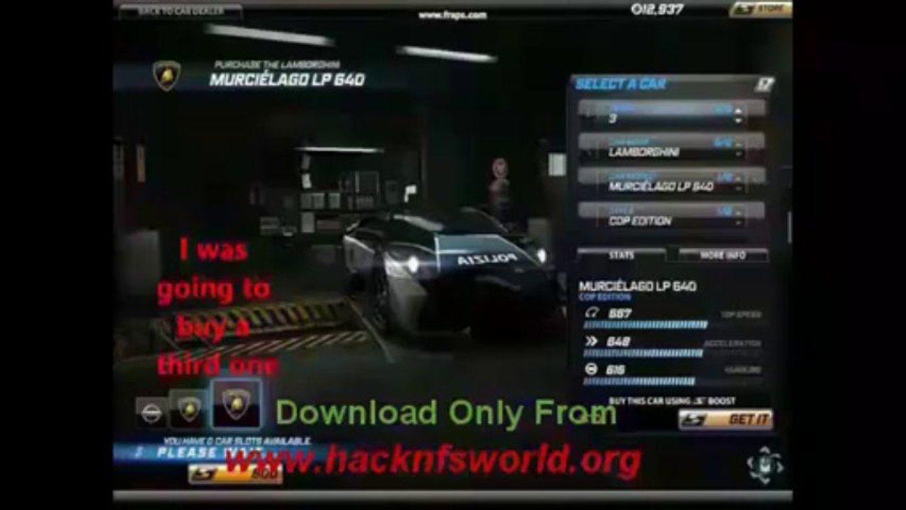 Need For Speed World Boost Generator