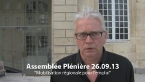 Le Conseil régional Basse Normandie se mobilise pour l'emploi / Yanic Soubien