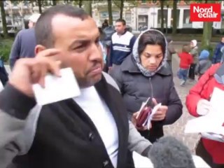 Roubaix : une vingtaine de Roms se sont regroupés sur la Grand’Place