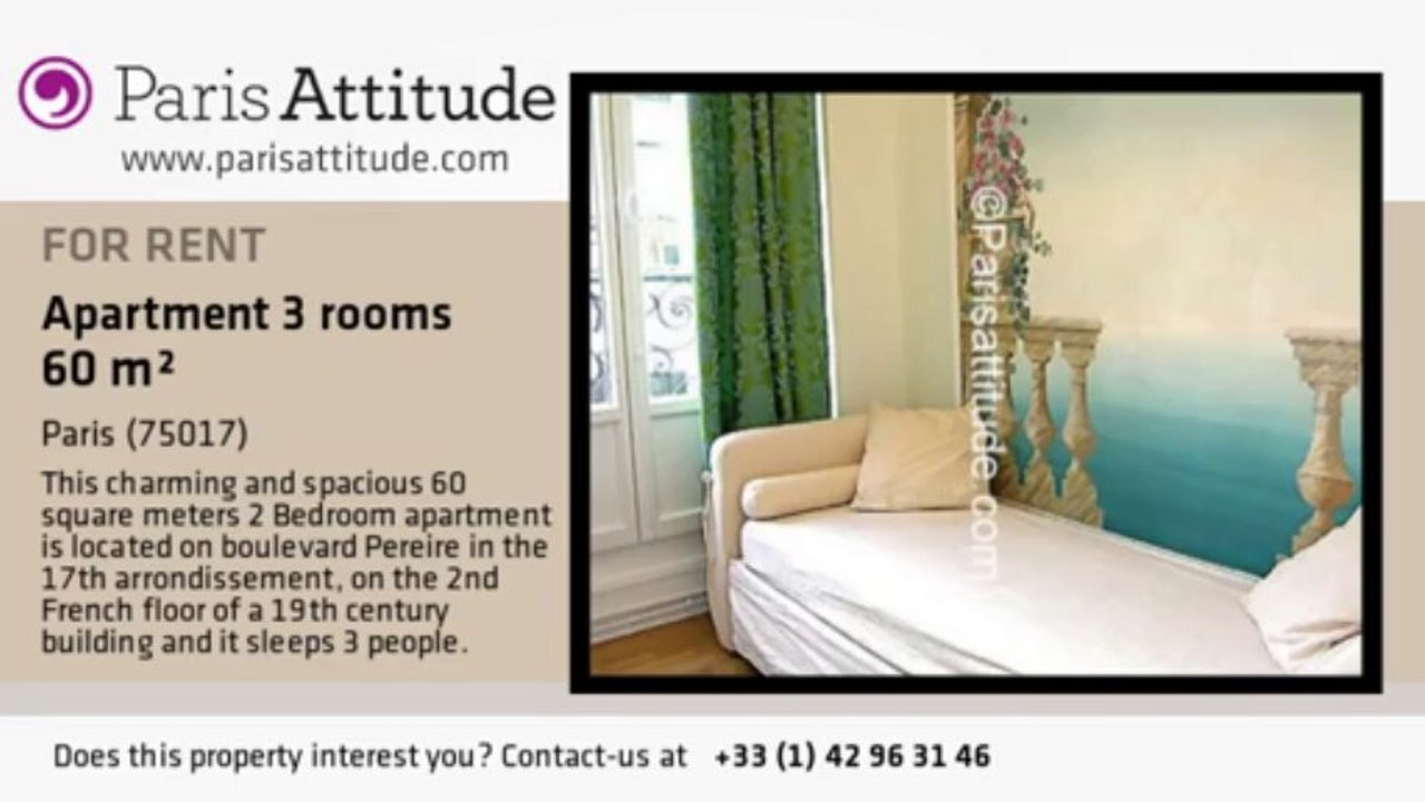 2 Bedroom Apartment for rent Porte Maillot/Palais des Congrès, Paris