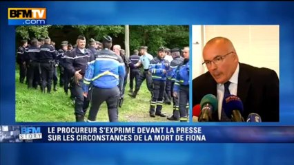 Fiona: le procureur s'exprime devant la presse - 26/09