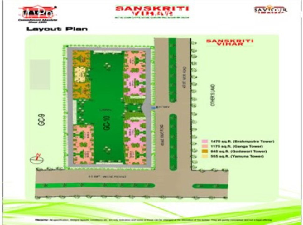 Gaur 10th Avenue Noida Extension (Sanskriti Vihar) @ 09999684905