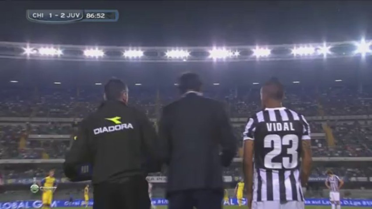 Vidal vs Chievo Verona Away 25.09.2013 HD | by Juventino2105