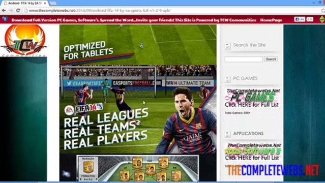 Download FIFA 14 by EA SPORTS [FULL] v1.2.9 APK Android Full FREE!