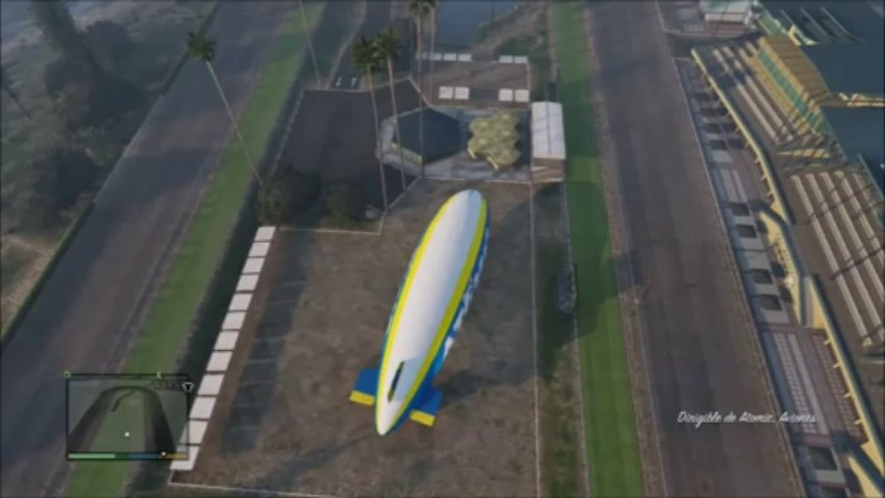 Como obtener el Dirigible en GTA V The Atomic Blimp video Dailymotion