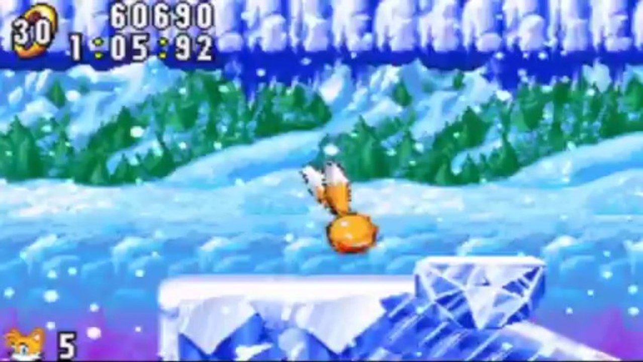 Sonic Advance - Tails : Ice Mountain Zone Act 1