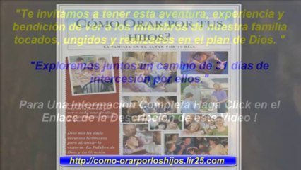 Guia para Orar por Los Hijos