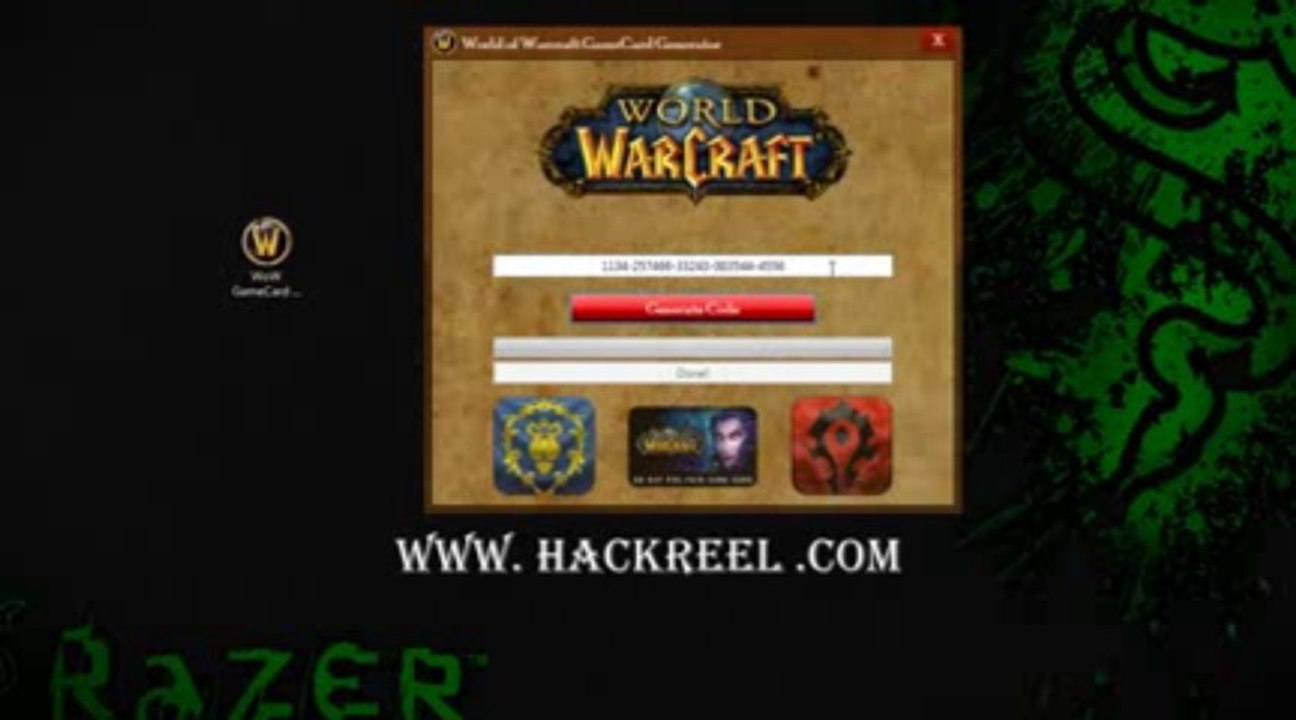 générateur de carte prépayée WoW [Octobre 2013] Temps de jeu World of  Warcraft Gratuit - video Dailymotion