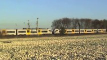 Züge bei Brühl Walberberg, SBB Cargo Re421, 2x 189, 145, 152, 3x 101, 2x 146, 3x 425, 8x 460