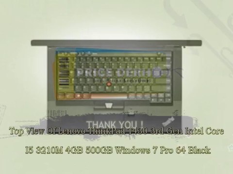 Lenovo ThinkPad T430 (3rd Gen Intel Core i5-3210M/ 4GB/ 500GB/ Windows 7 pro 64) (Black)