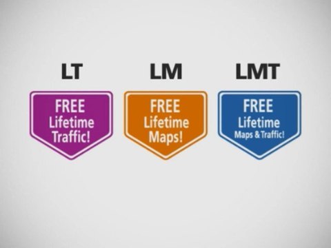 Bluetooth Portable GPS Navigator with Lifetime Traffic LT, LM, and LMT Decriptions