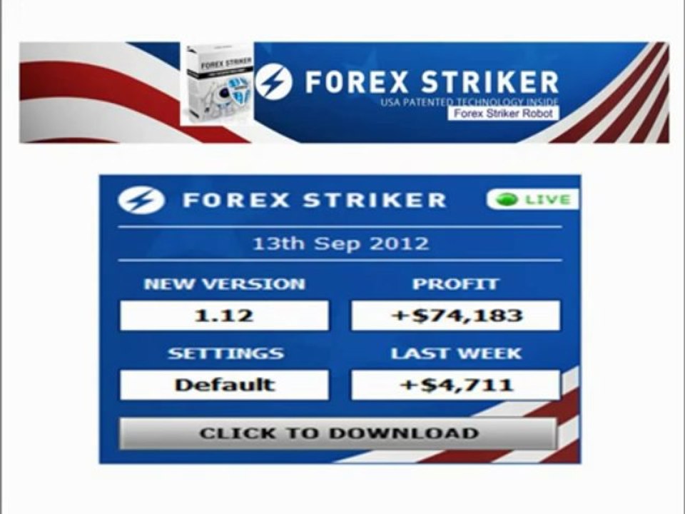 Get 60% Forex Striker Cash Back