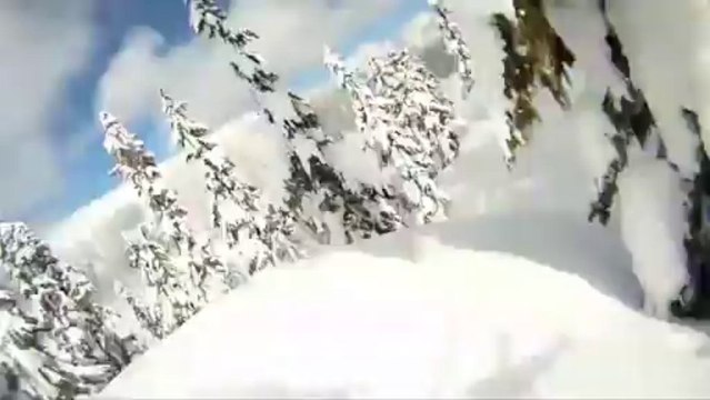Action Video Camera from Sony HDR-AS15 Skiing Powder