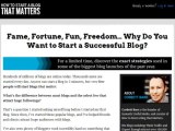 How to Start a Blog That Matters Review   Can You Really Start A blog That Matters