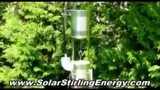 How Solar Stirling Plant Produce Electricity