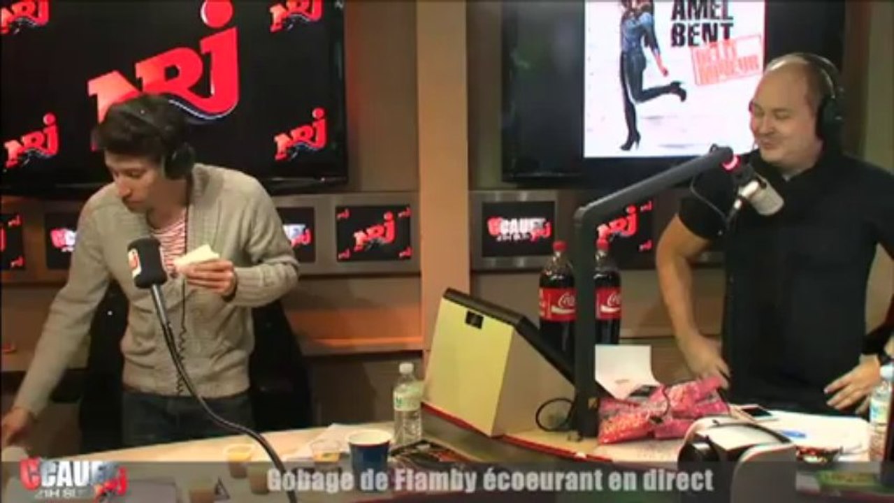 Gobage de Flamby écoeurant en direct - C'Cauet sur NRJ