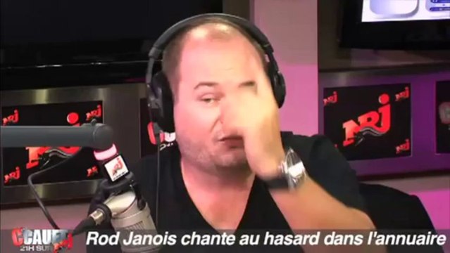 Rod Janois chante au hasard dans l'annuaire - C'Cauet sur NRJ