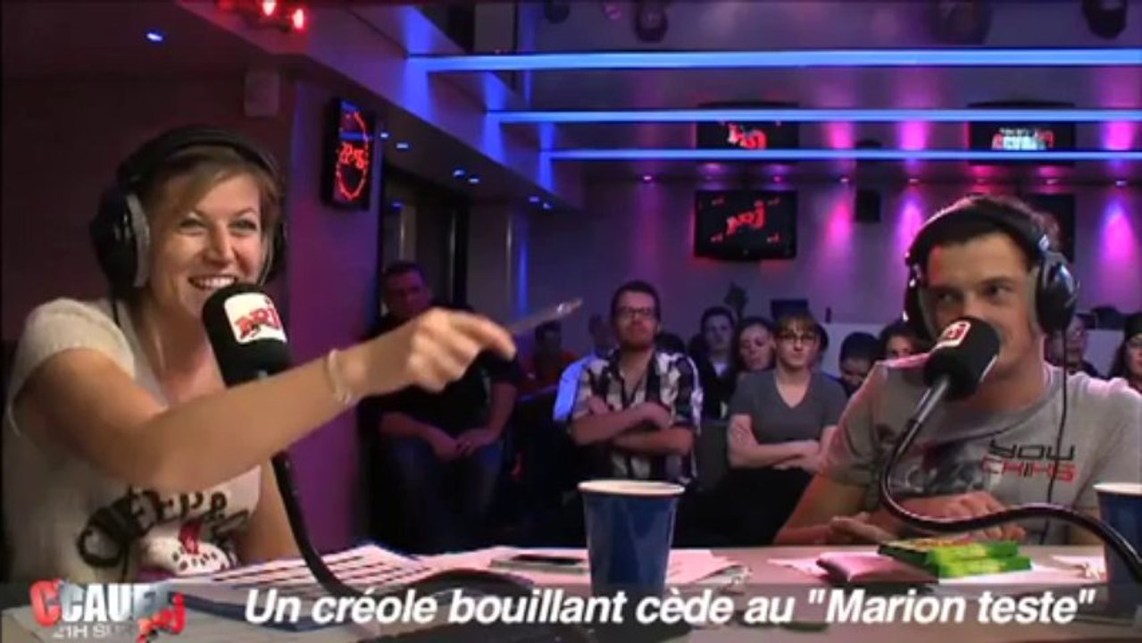 Un créole bouillant cède au Marion teste - C'Cauet sur NRJ